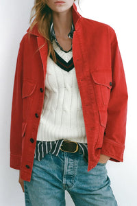 Leroy Jacket in Scarlet