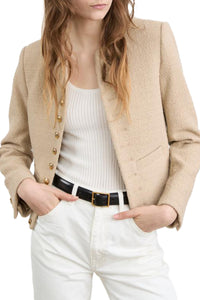 Patti Short Jacket in Khaki