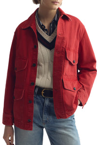Leroy Jacket in Scarlet