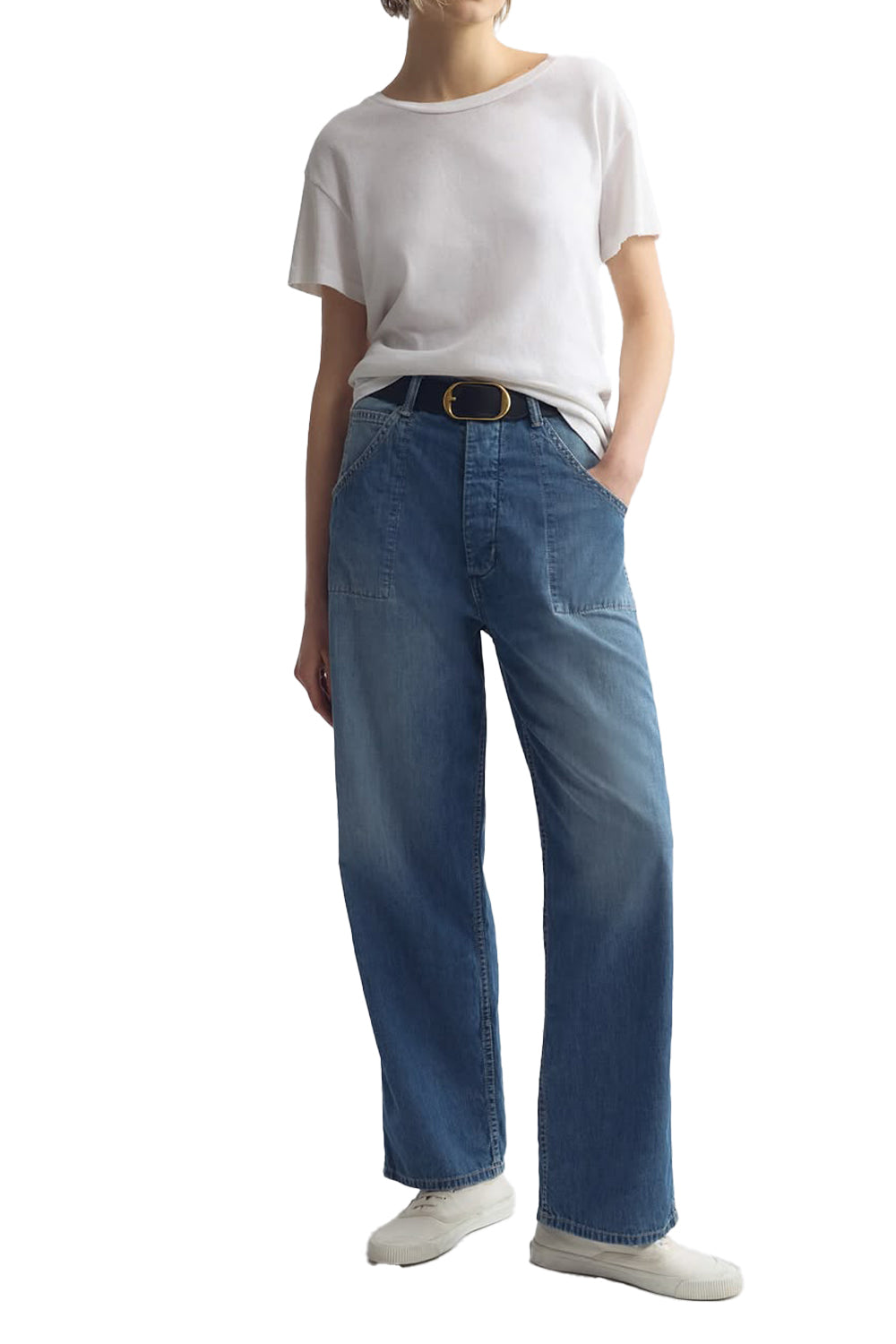 Whitney Denim Pant in Delancey Wash