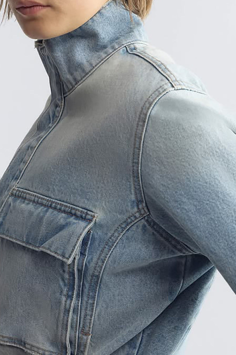 Marilou Denim Jacket in Alice Wash