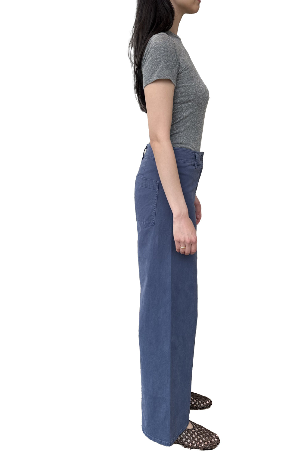 Megan Pant in Vintage Washed French Navy