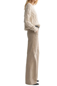 Florence Corduroy Pant in Travertine