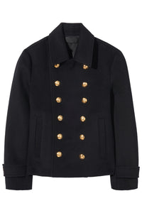 Ornella Cropped Peacoat