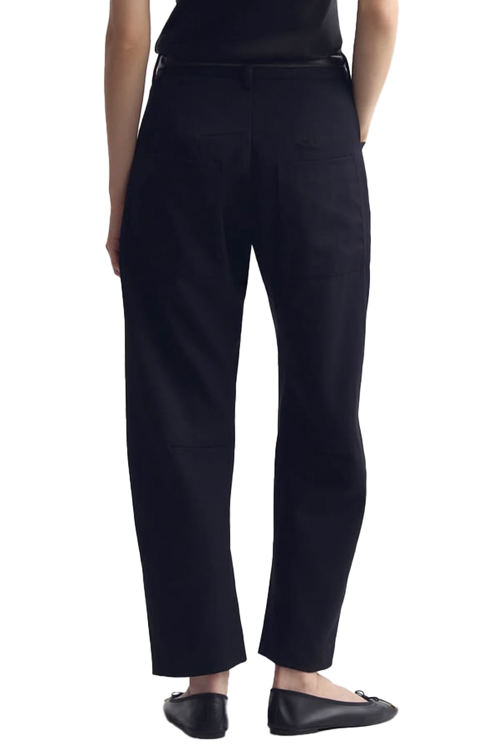 Shon Wool Pant in Black