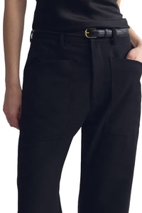 Shon Wool Pant in Black