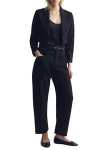 Shon Wool Pant in Black