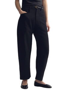 Shon Wool Pant in Black