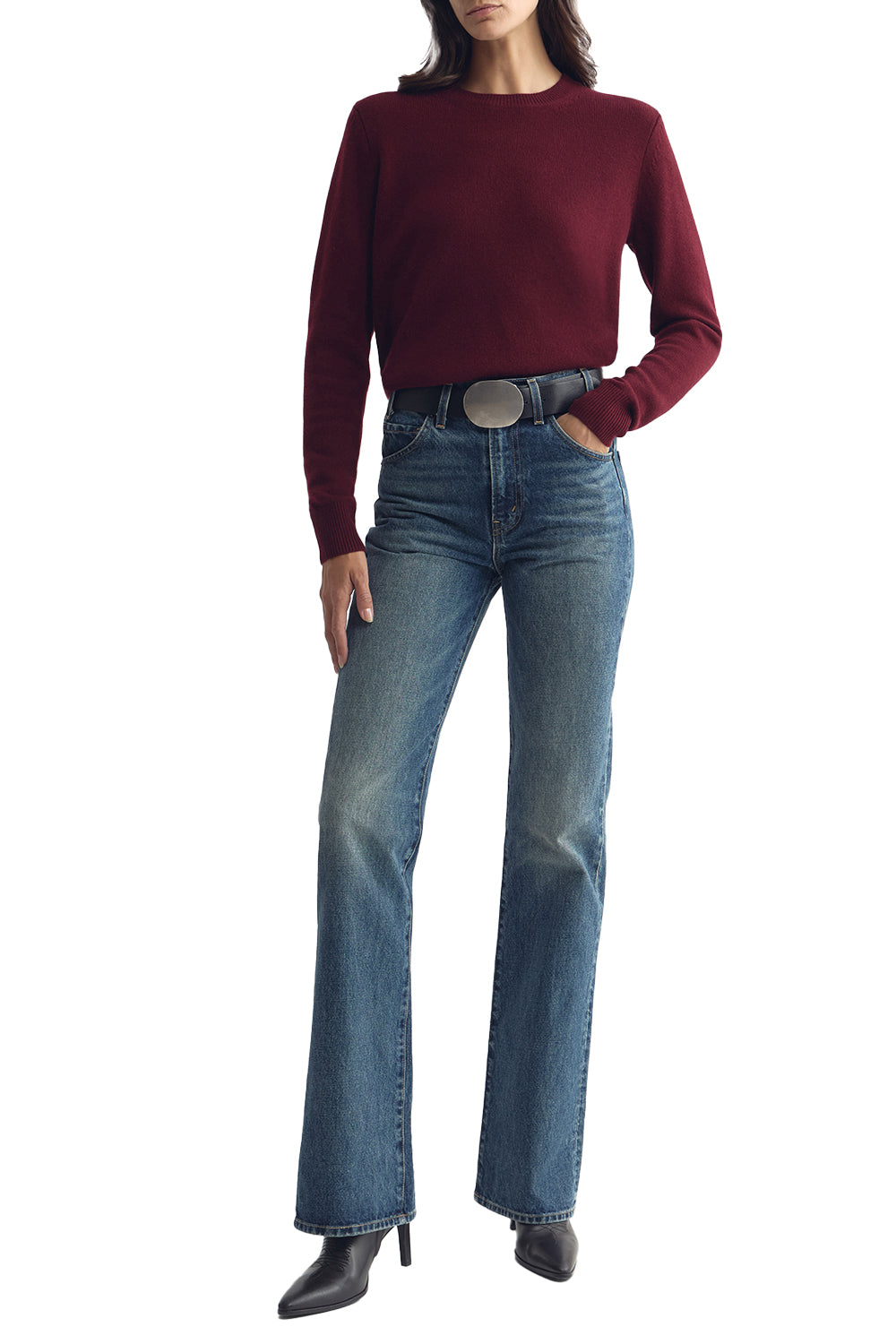 Sona Sweater in Burgundy