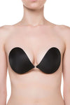 Seamless Stick On Bra in Black