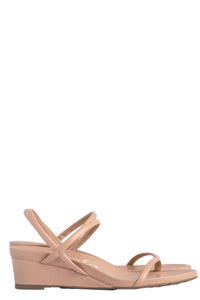 Wikta Demi Wedge Sandal in Buff Caprine