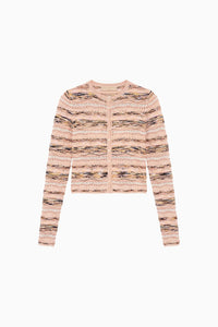 Mia Knit Cardigan in Hibiscus