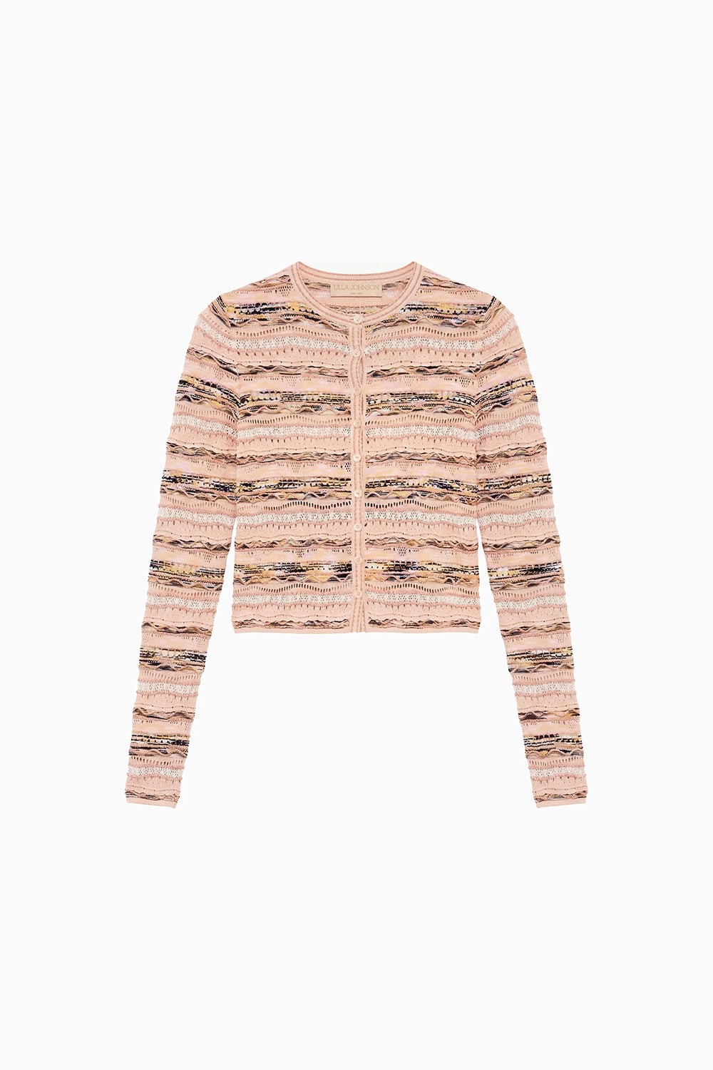 Mia Knit Cardigan in Hibiscus