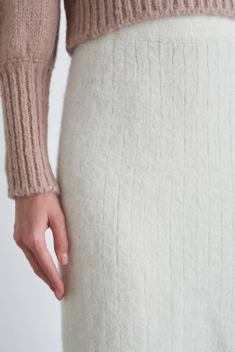 Pia Tube Skirt in Ivory