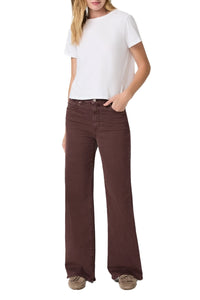 Anessa 31” Wide Leg Jean in Vintage Wild Mulberry