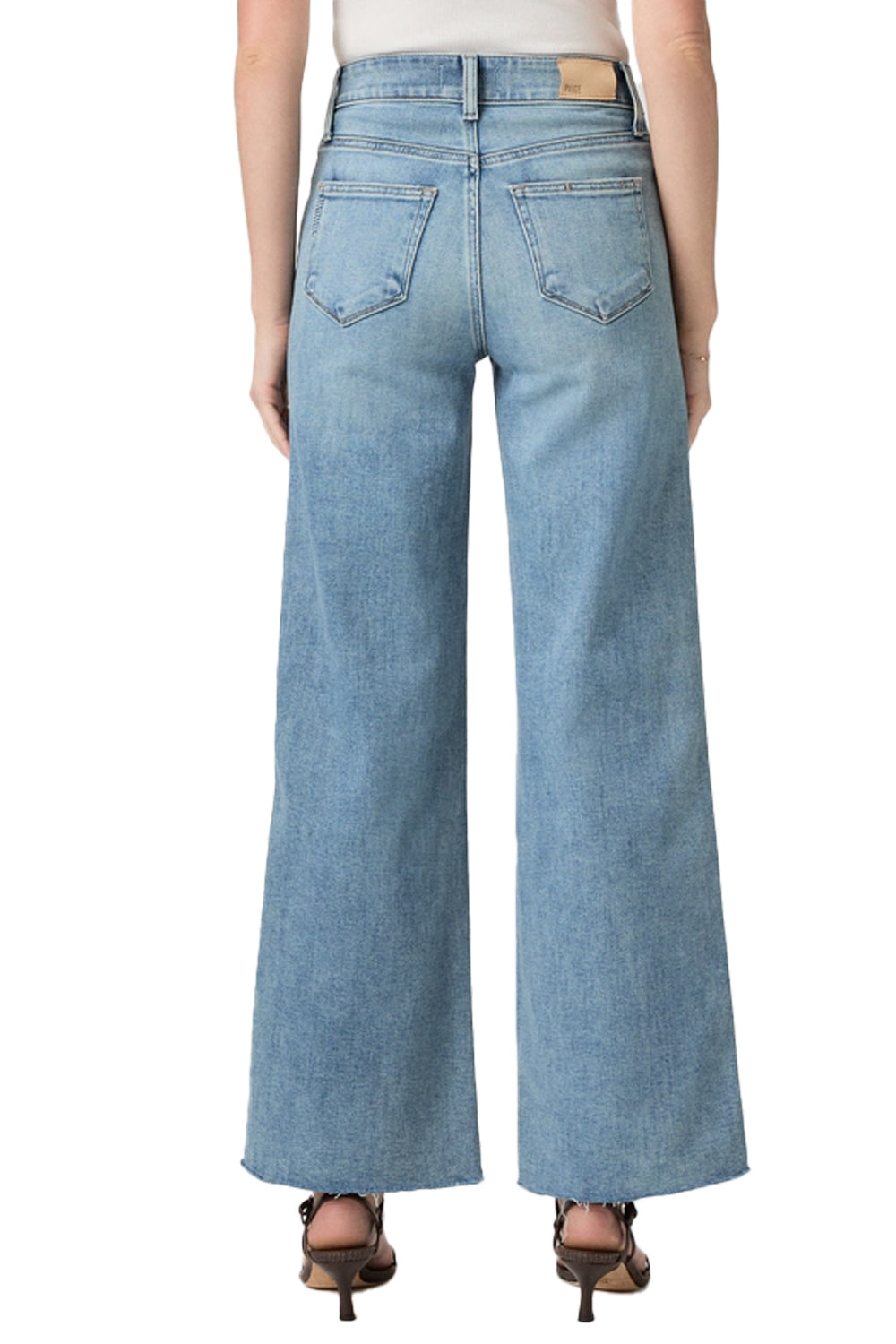 Anessa with Twisted Outseam Panel Raw Hem in Explorer