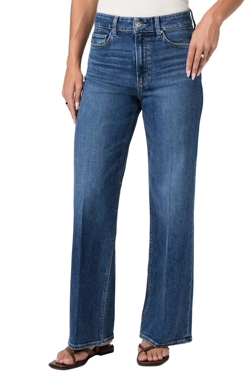 Anessa 31" Wide Leg Jean in Amalfi Tide