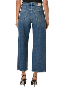 Cameron Ankle Straight Jean in Stones