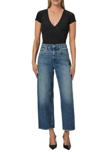 Cameron Ankle Straight Jean in Stones