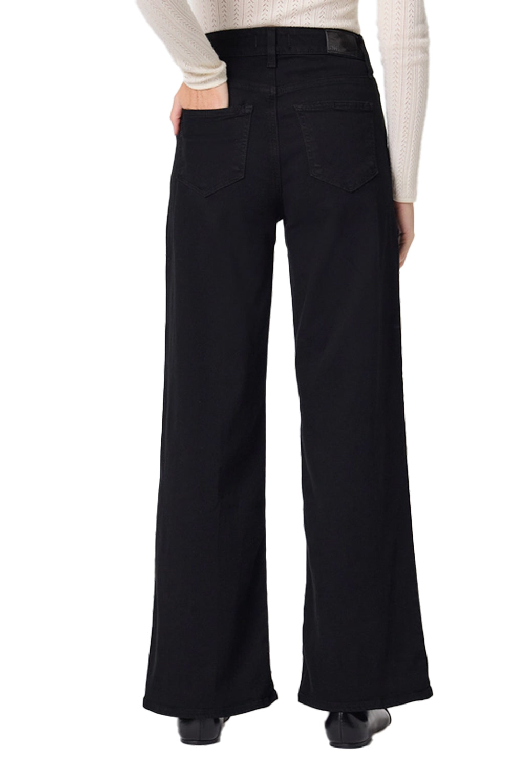 Anessa 31" Wide Leg Jean in Black Shadow