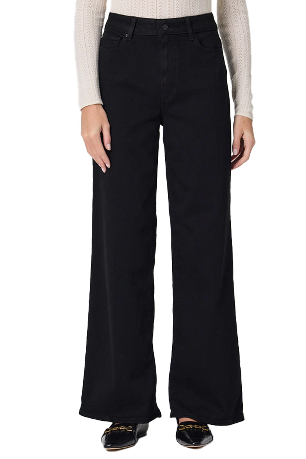 Anessa 31" Wide Leg Jean in Black Shadow