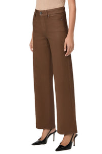 Anessa 31" Wide Leg Jean in Cognac Luxe Coating