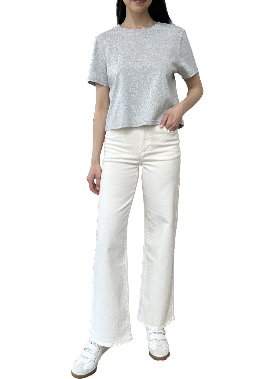 Anessa 31" with Finished Hem in Champagne Ecru