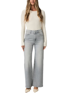 Anessa 31" Wide Leg Jean in Smokescreen Grey