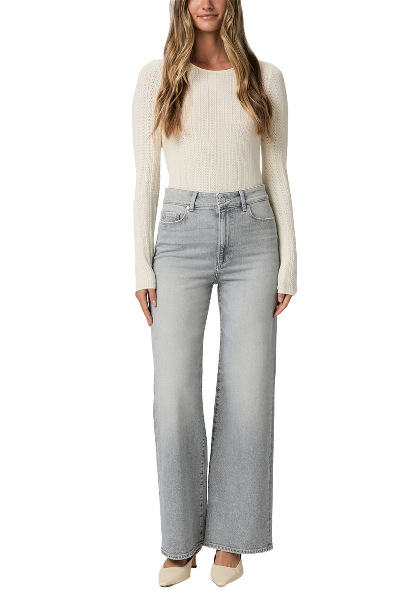 Anessa 31" Wide Leg Jean in Smokescreen Grey