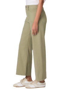 Anessa Wide Leg Jean in Vintage Oak Moss