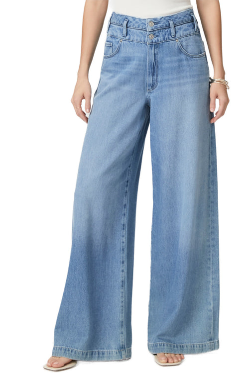 Portia with Double Waistband in Enzo Distressed