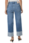 Sasha Ankle Wide Leg Jean in Poet