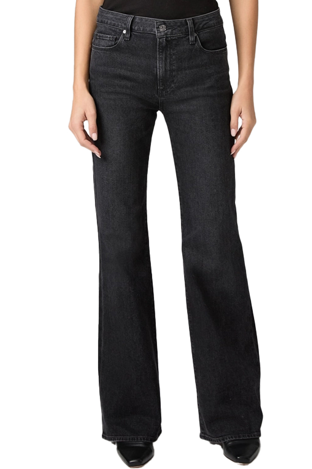 Sofia 31" Flare Jean in Solstice Black