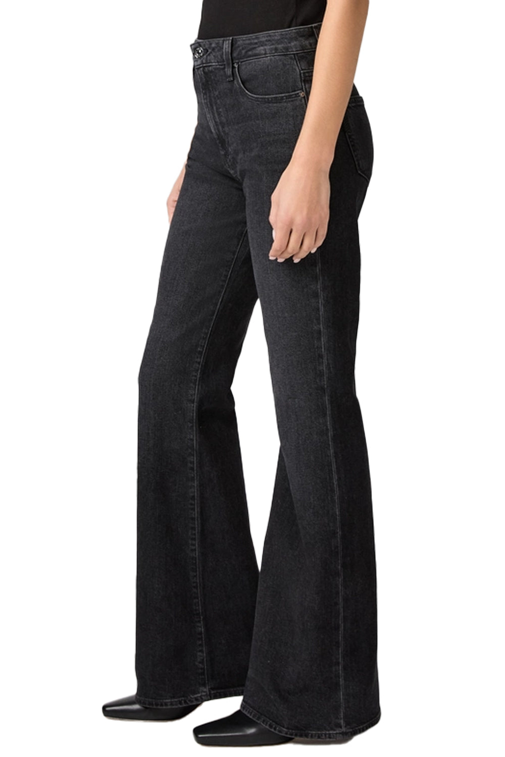 Sofia 31" Flare Jean in Solstice Black