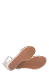 Jela Sandal in Sterling Cervo Lame