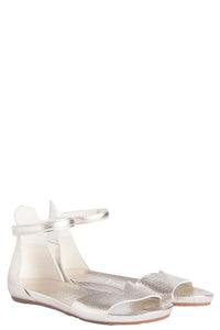 Jela Sandal in Sterling Cervo Lame