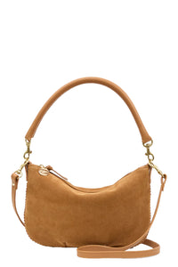 Petite Moyen in Caramel Suede w/ Whipstitch