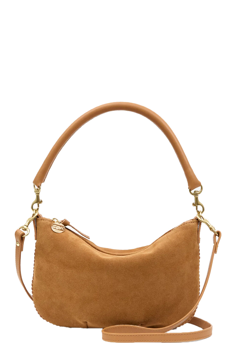 Petite Moyen in Caramel Suede w/ Whipstitch