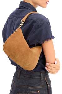 Petite Moyen in Caramel Suede w/ Whipstitch