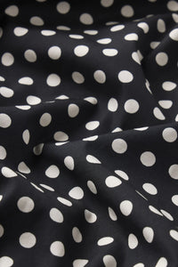 The Polka Dot Skirt in Black Multi
