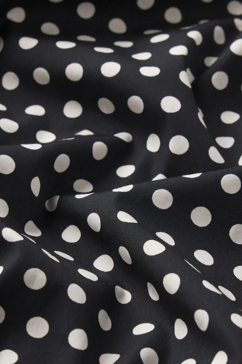 The Polka Dot Skirt in Black Multi