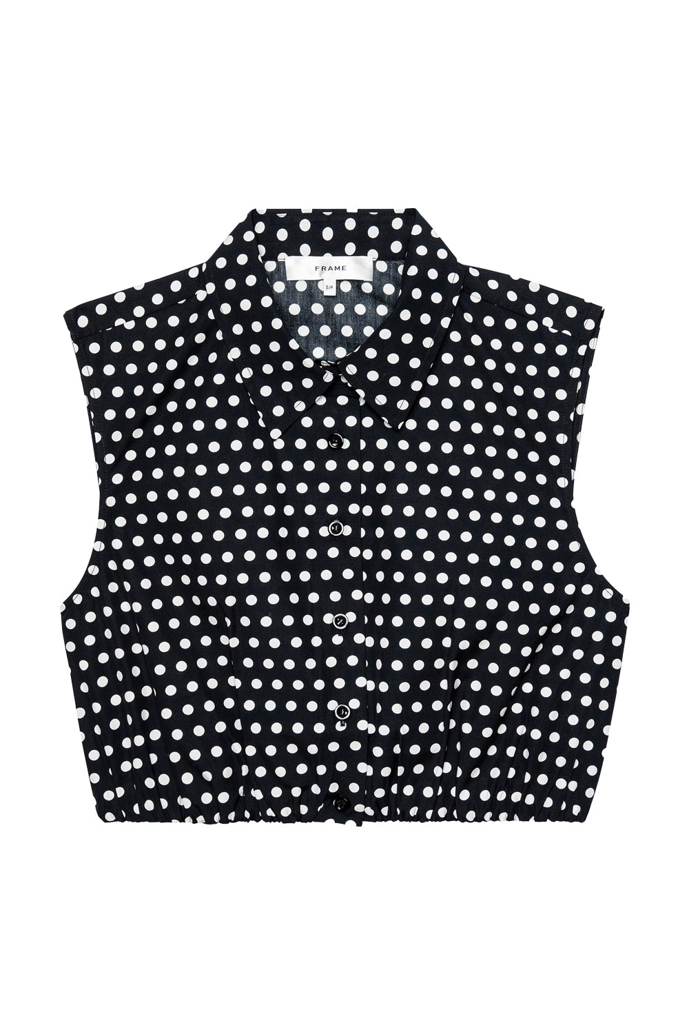 The Polka Dot Top in Black Multi