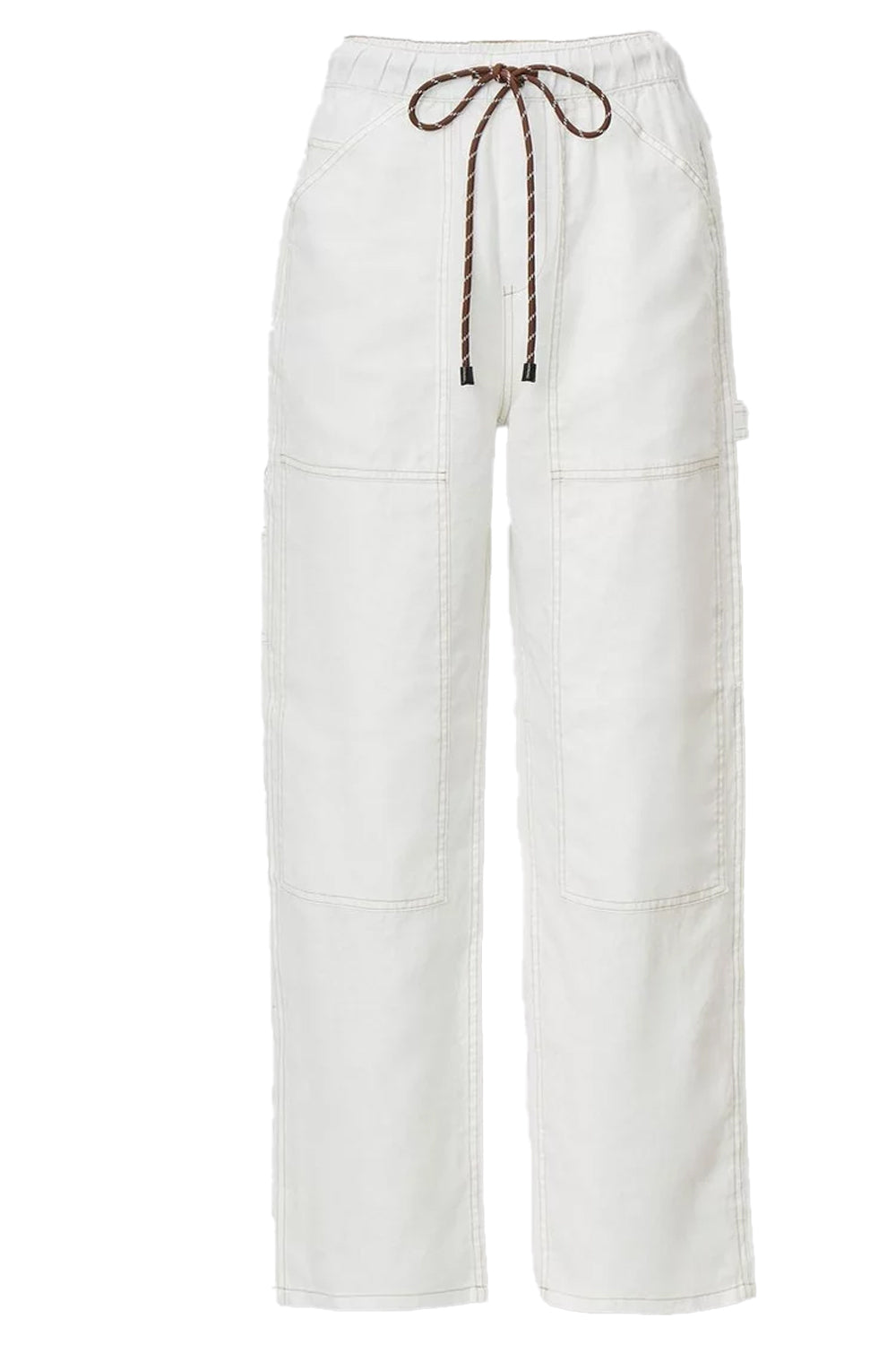 Atlas Linen Pant in White