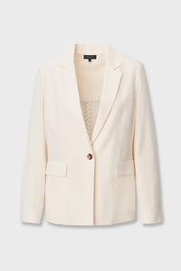 Jennie Linen Blazer in Ivory