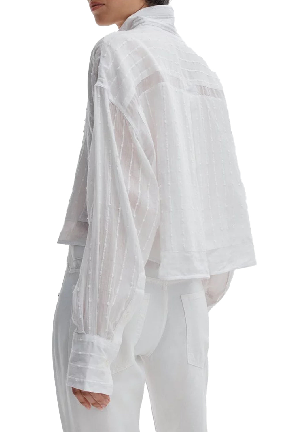 Marin Combo Shirt in White