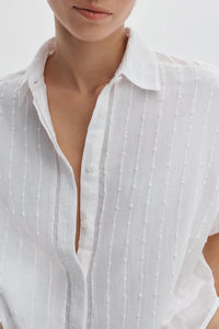 Marin Combo Shirt in White
