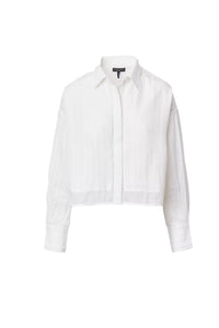 Marin Combo Shirt in White