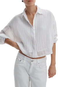 Marin Combo Shirt in White