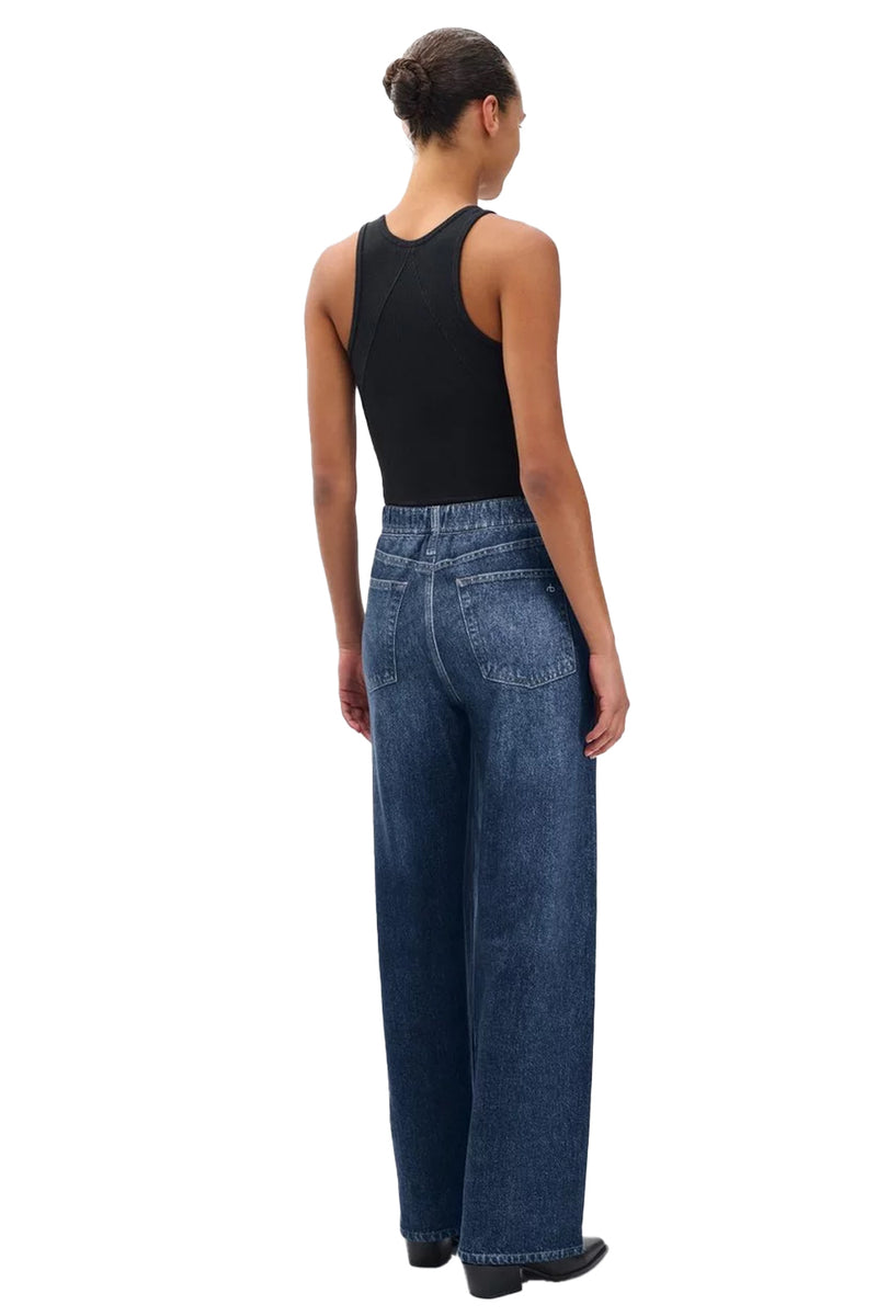 Miramar Terry Wide-Leg Pant in Cotton Terry Petra