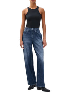 Miramar Terry Wide-Leg Pant in Cotton Terry Petra